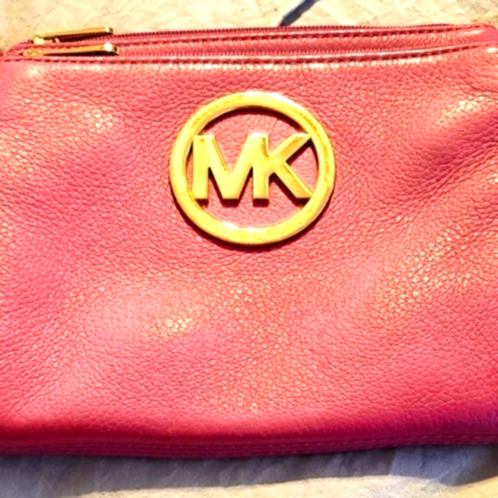 Michael Kors leather crossbody purse